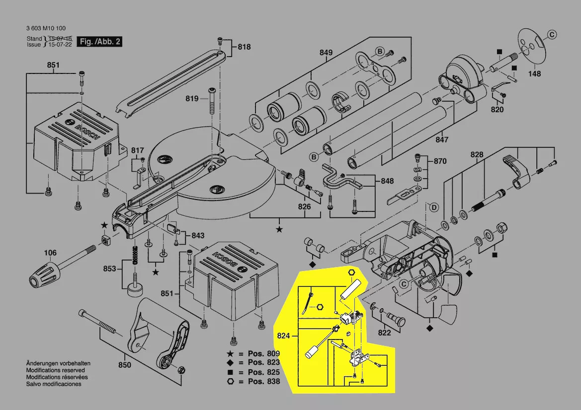module laser réf. 1 609 B02 251 Bosch